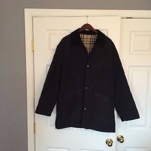 Burberry Men's Quilited Coat - Large
